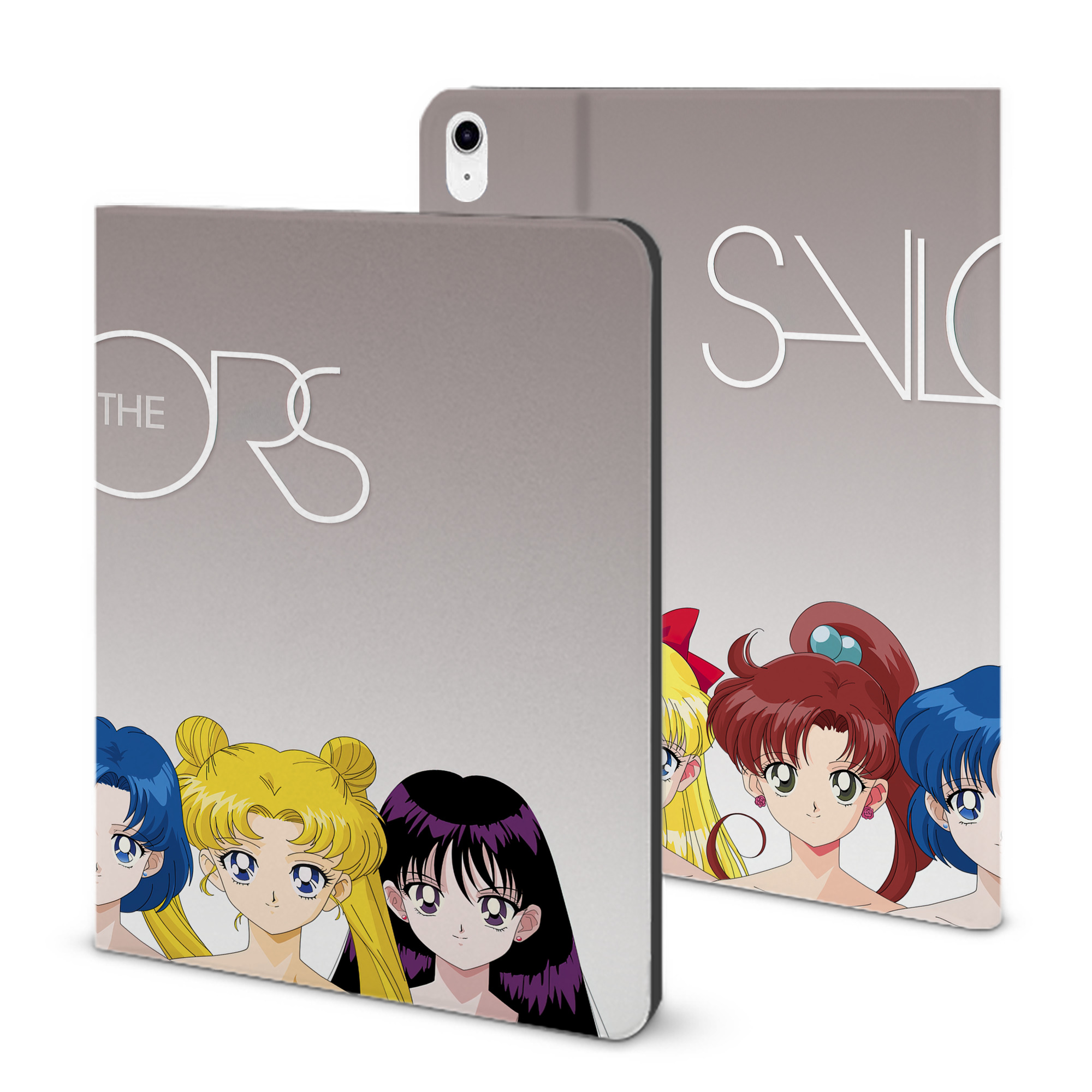 （画像用） 美少女戦士セーラームーン Sailor Moon IPad ケース ブック型 PUレザー TPU 耐衝撃 軽量 薄型 ペン収納なし 全面保護 IPad 各モデル対応